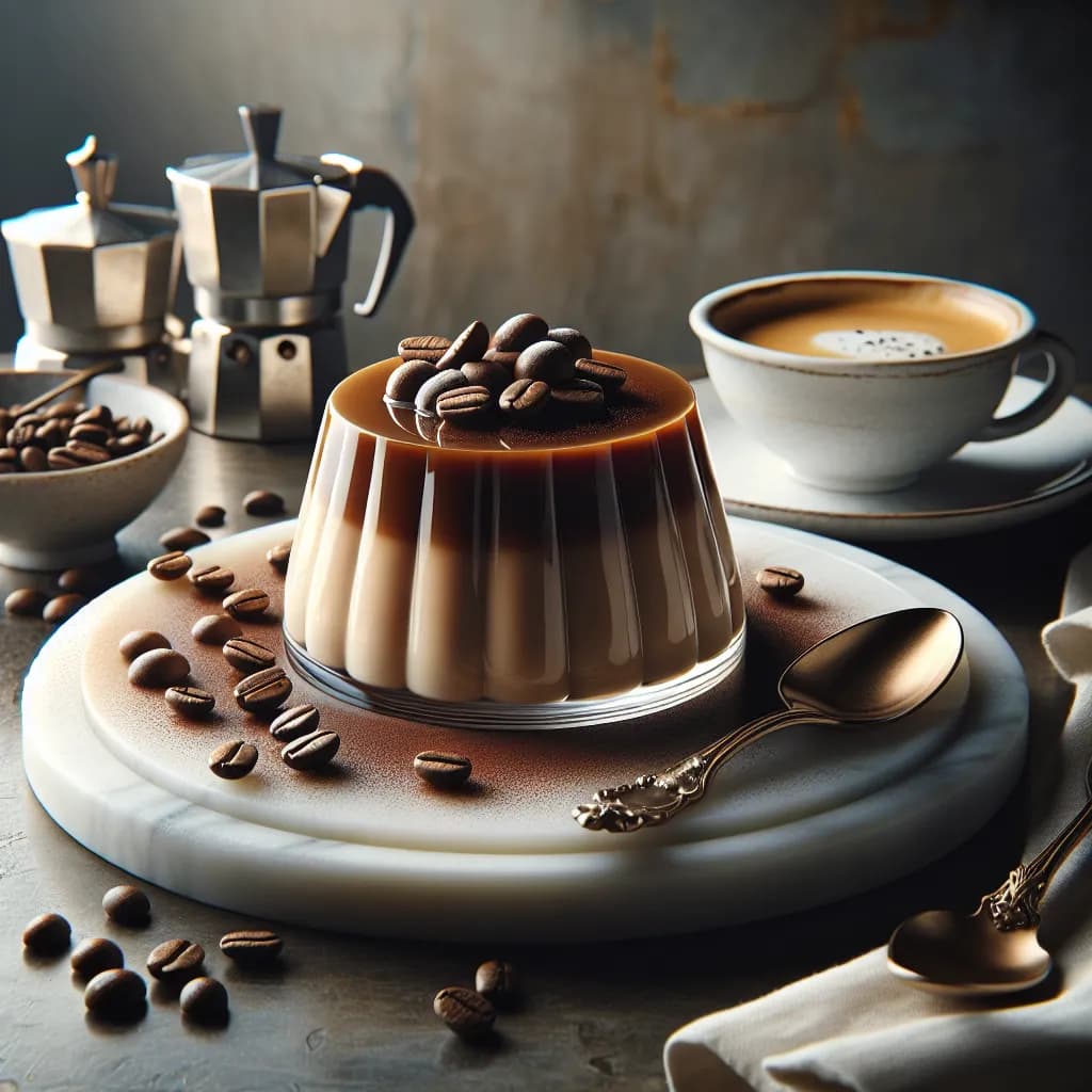 Kaffee-Panna-Cotta