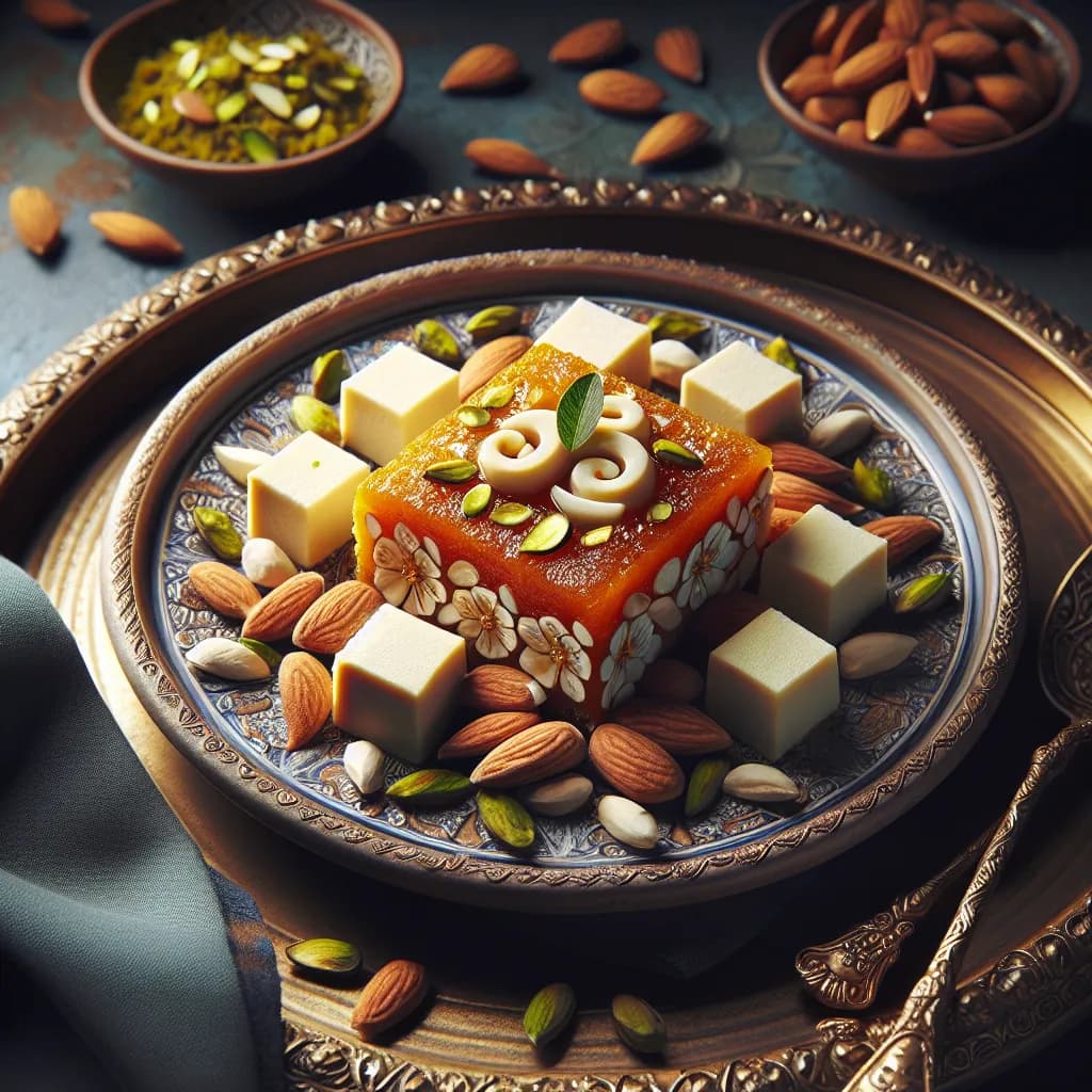 Kalakhan Sweet with Paneer