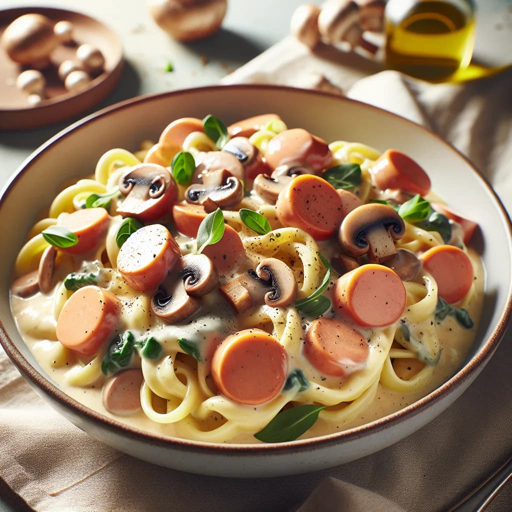 Kalbsrahmgeschnetzeltes ohne Champignons