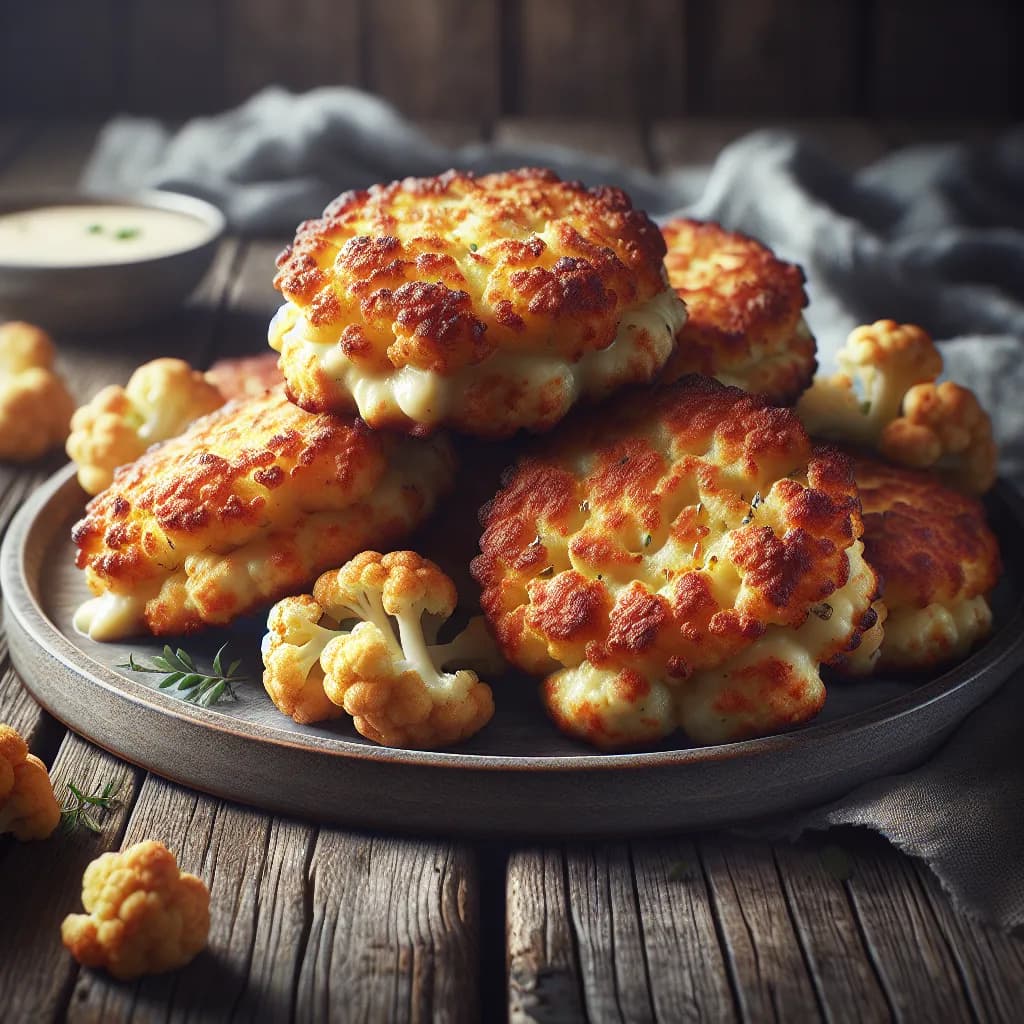Karfiol-Kartoffel-Käse-Laibchen