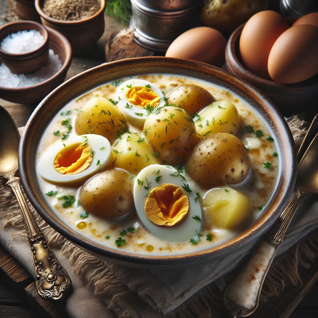 Kartoffel-Ei-Suppe