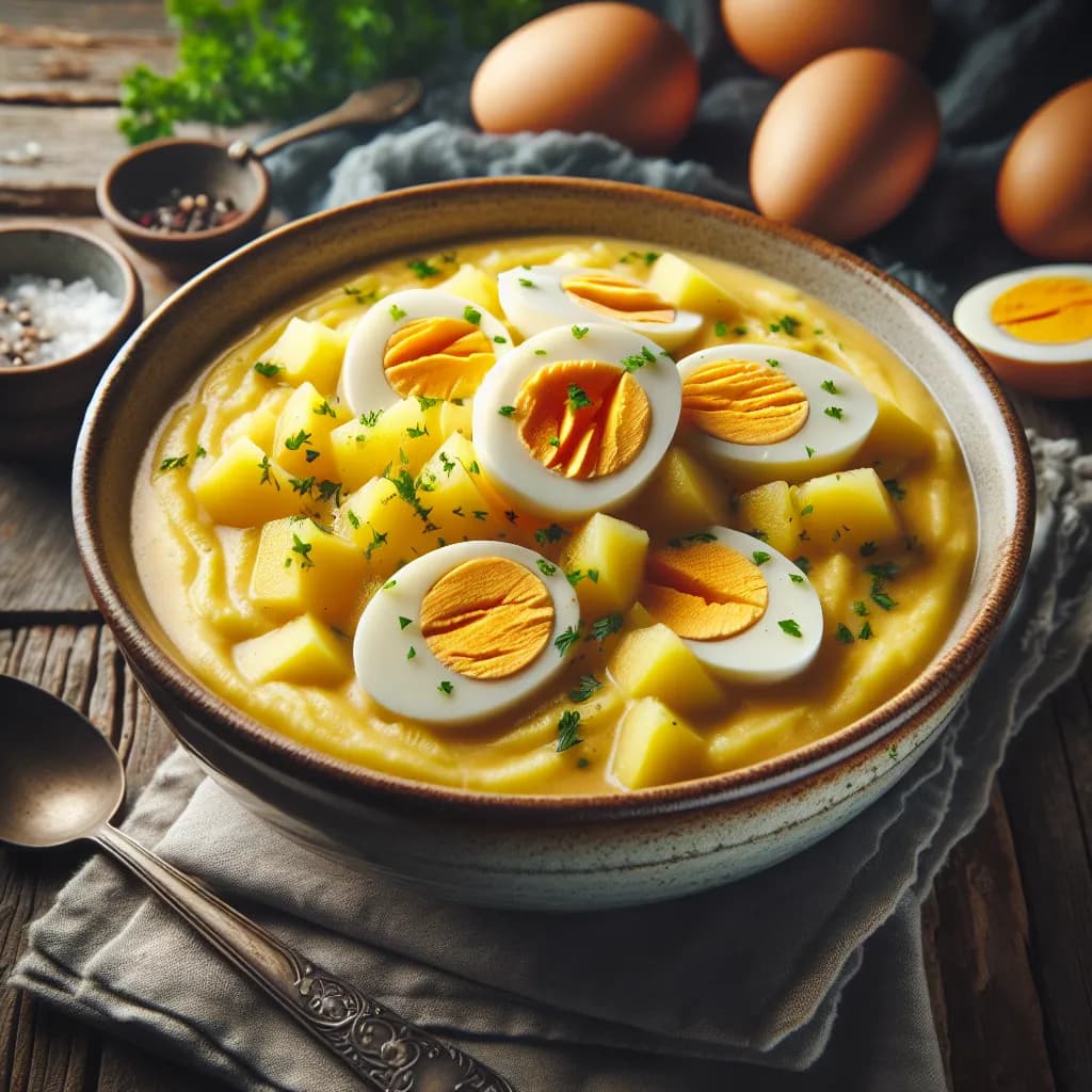 Kartoffel-Ei-Suppe