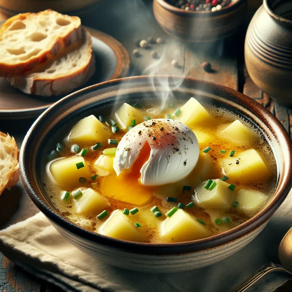 Kartoffel-Ei-Suppe