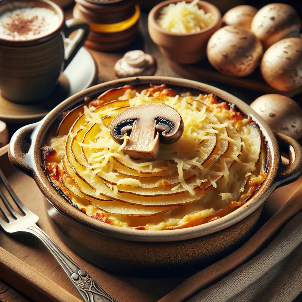 Kartoffel-Pilz-Auflauf