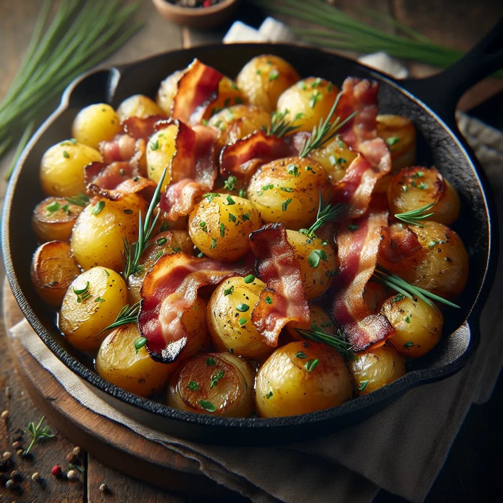 Kartoffel-Speck-Pfanne