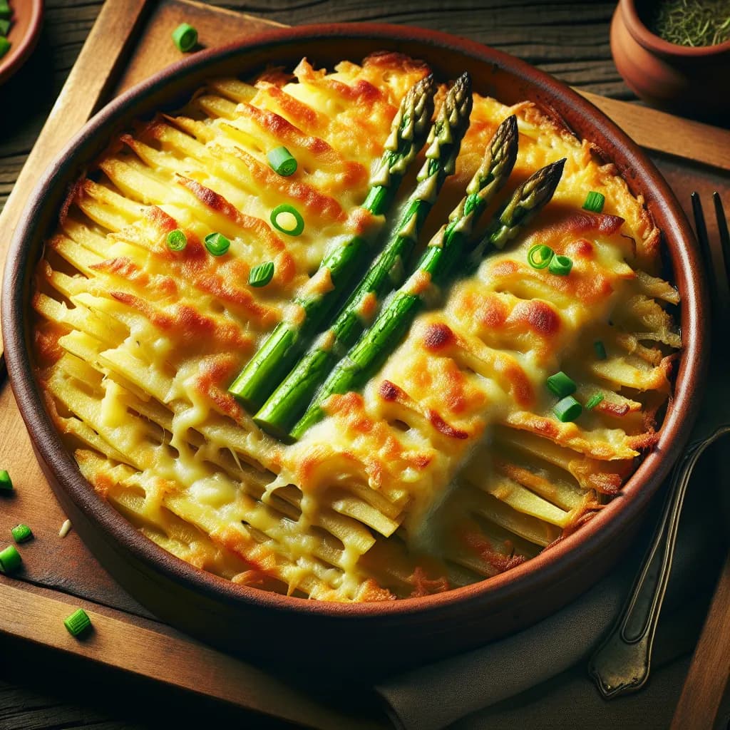 Kartoffeln Spargel Auflauf