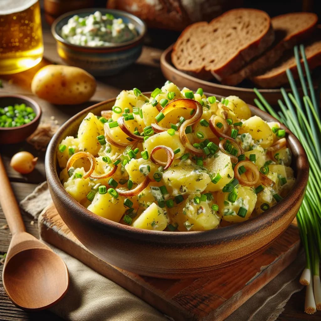 Kartoffelsalat mit Schnittlauch