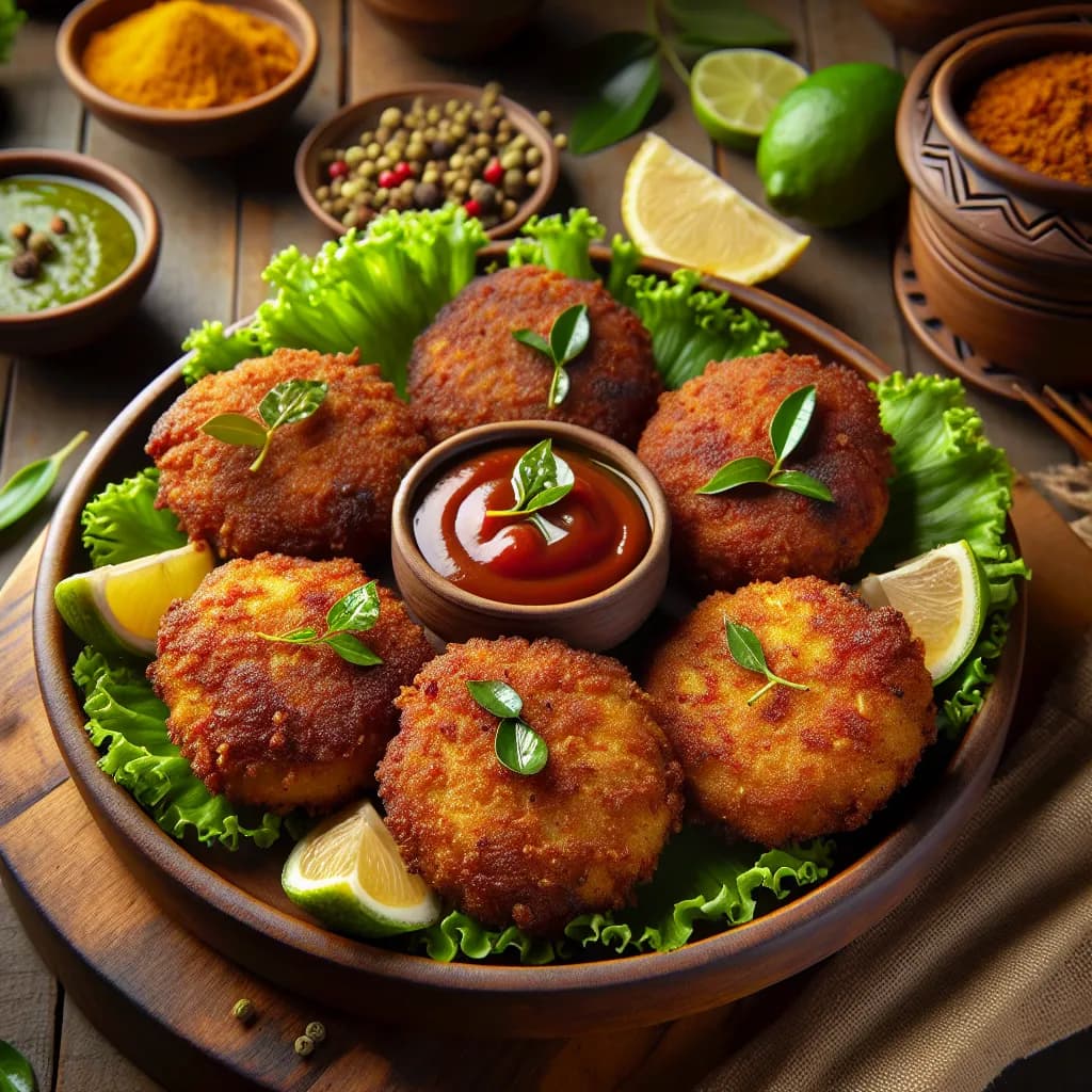 Kerala Chicken Cutlets