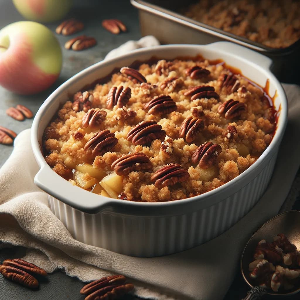 Keto Apple Crumble