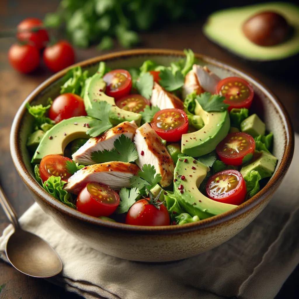 Keto Avocado Chicken Salad