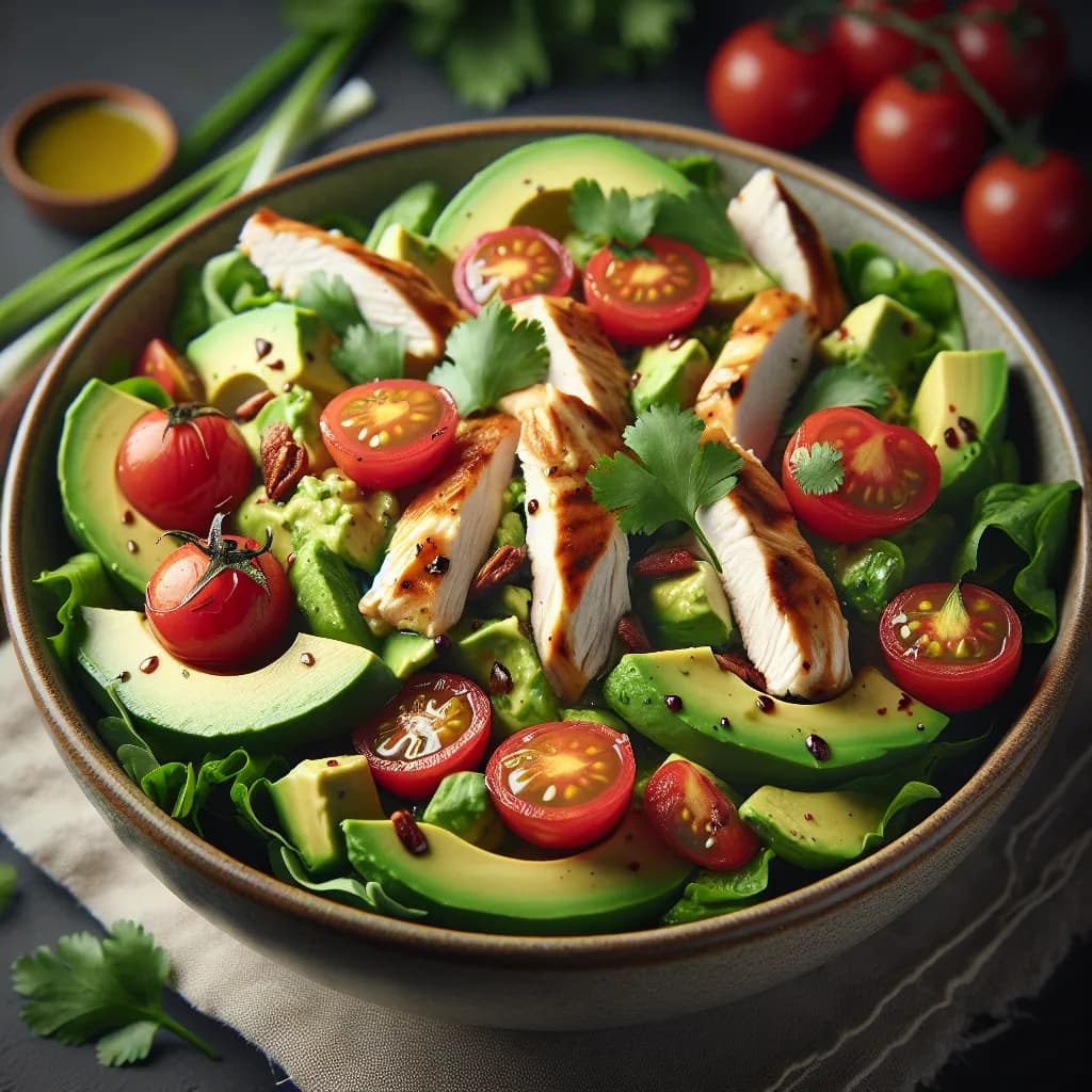 Keto Avocado Chicken Salad