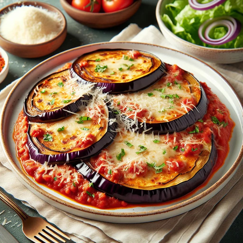 Keto Eggplant Parmesan