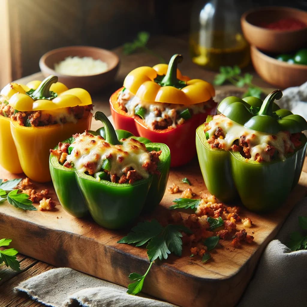 Keto Stuffed Bell Peppers