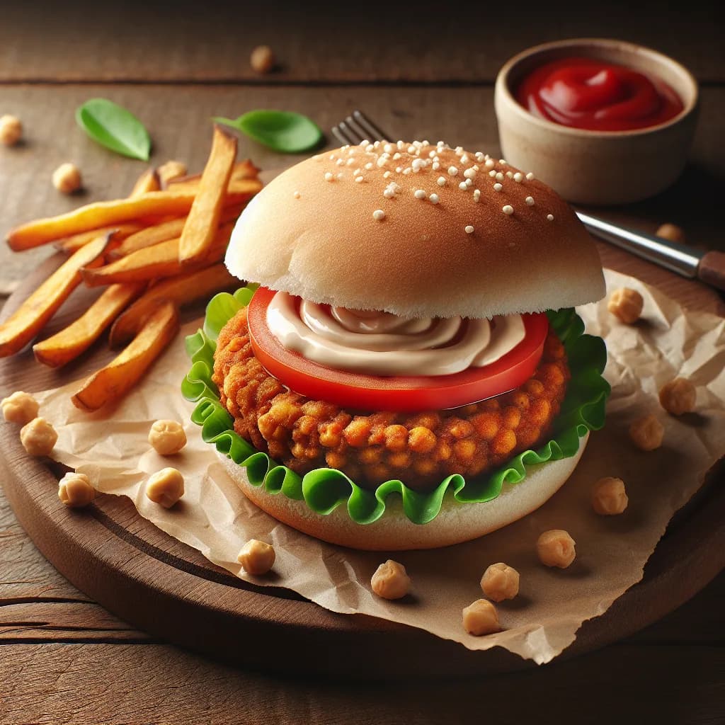 Kichererbsen-Burger