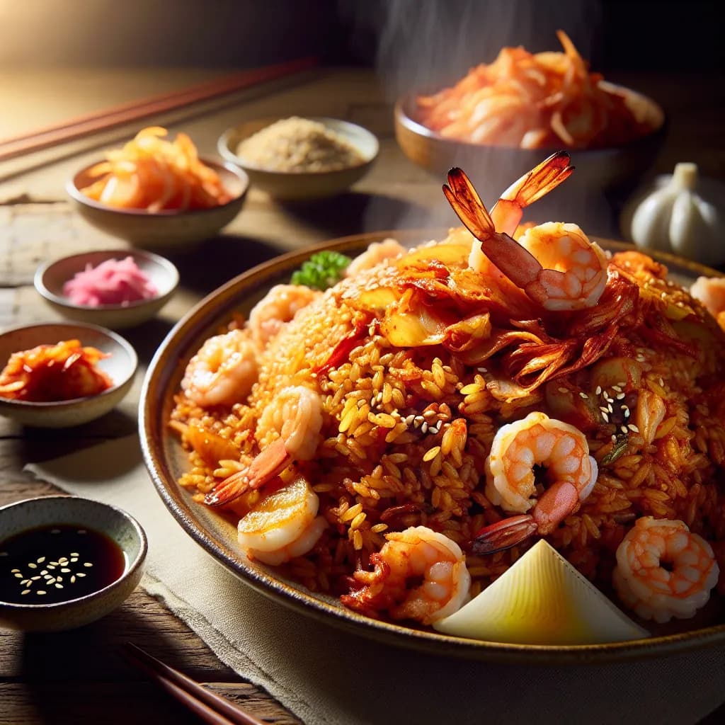 Kimchi Shrimp Fried Rice
