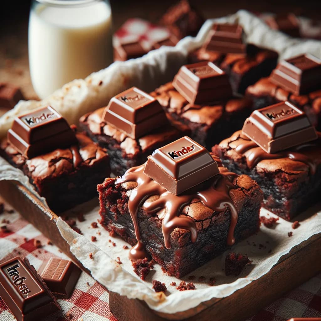 Kinder Schokolade Brownies
