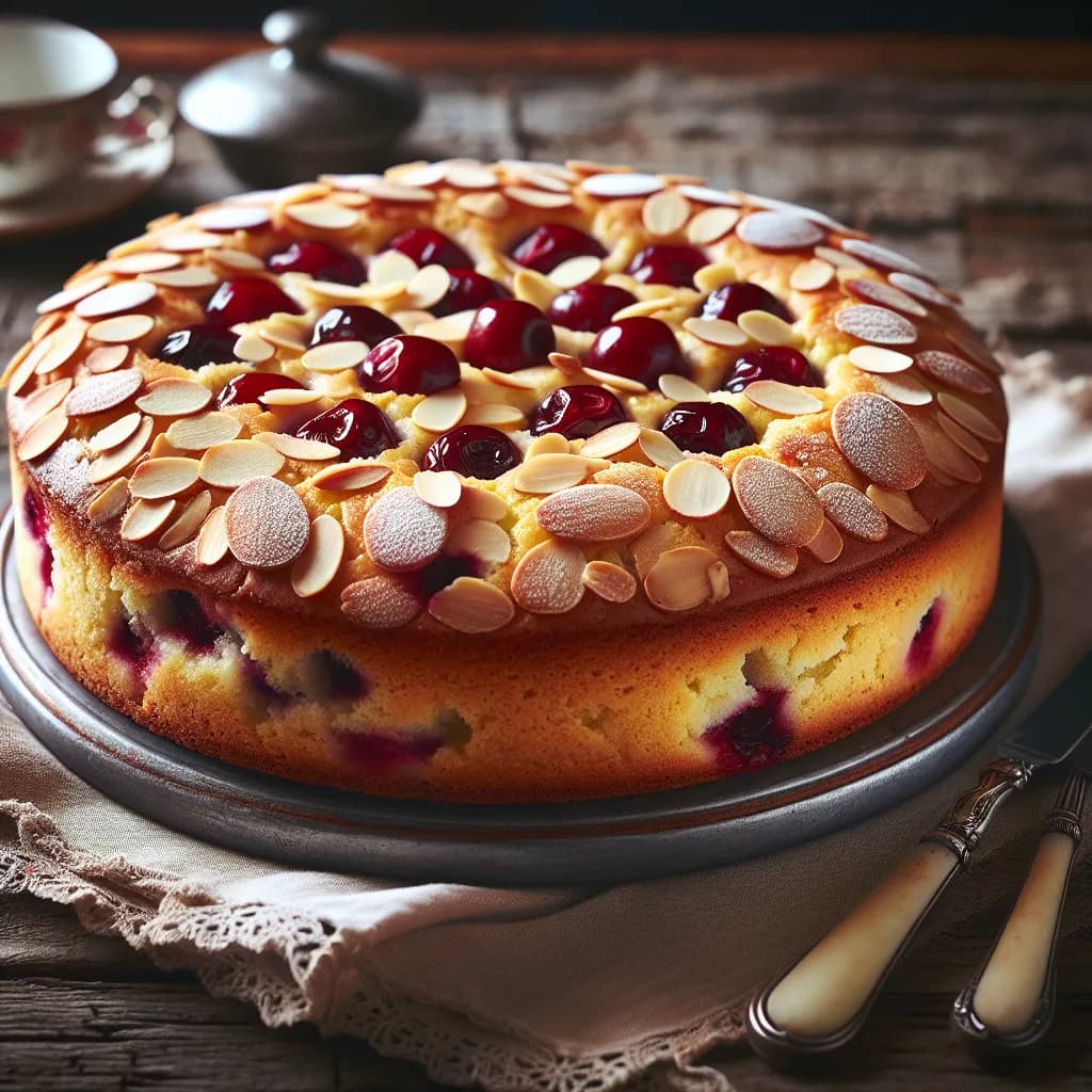 Kirschkuchen Zuckerfrei mit Mandeln