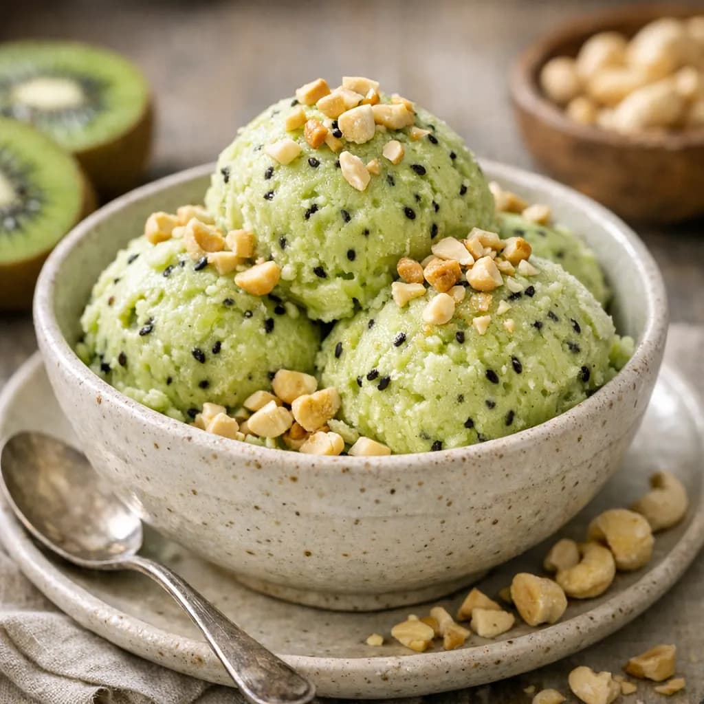 Kiwi Cashew Ice Cream