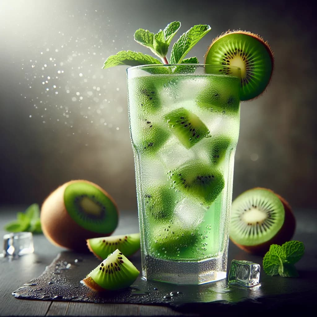 Kiwi Fruit Soda Smoothie
