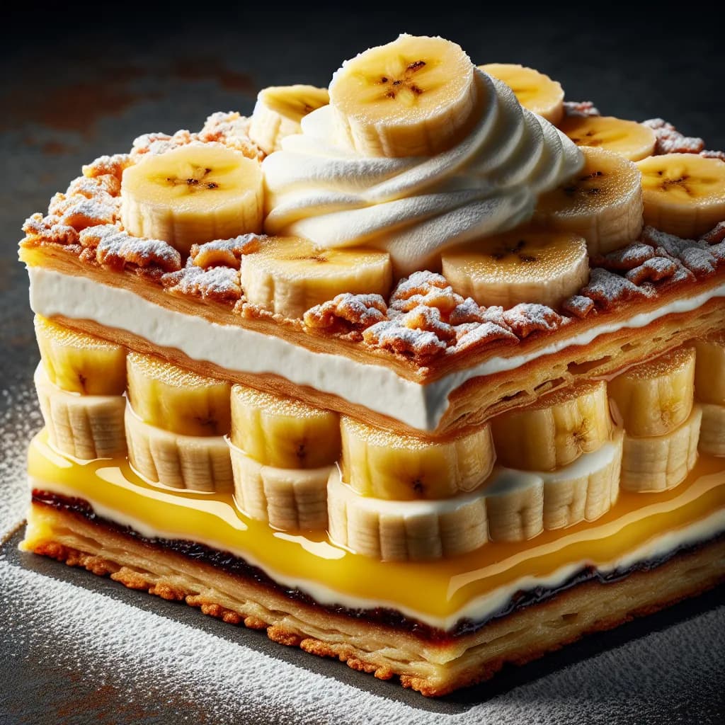 Klassische Bananenschnitte
