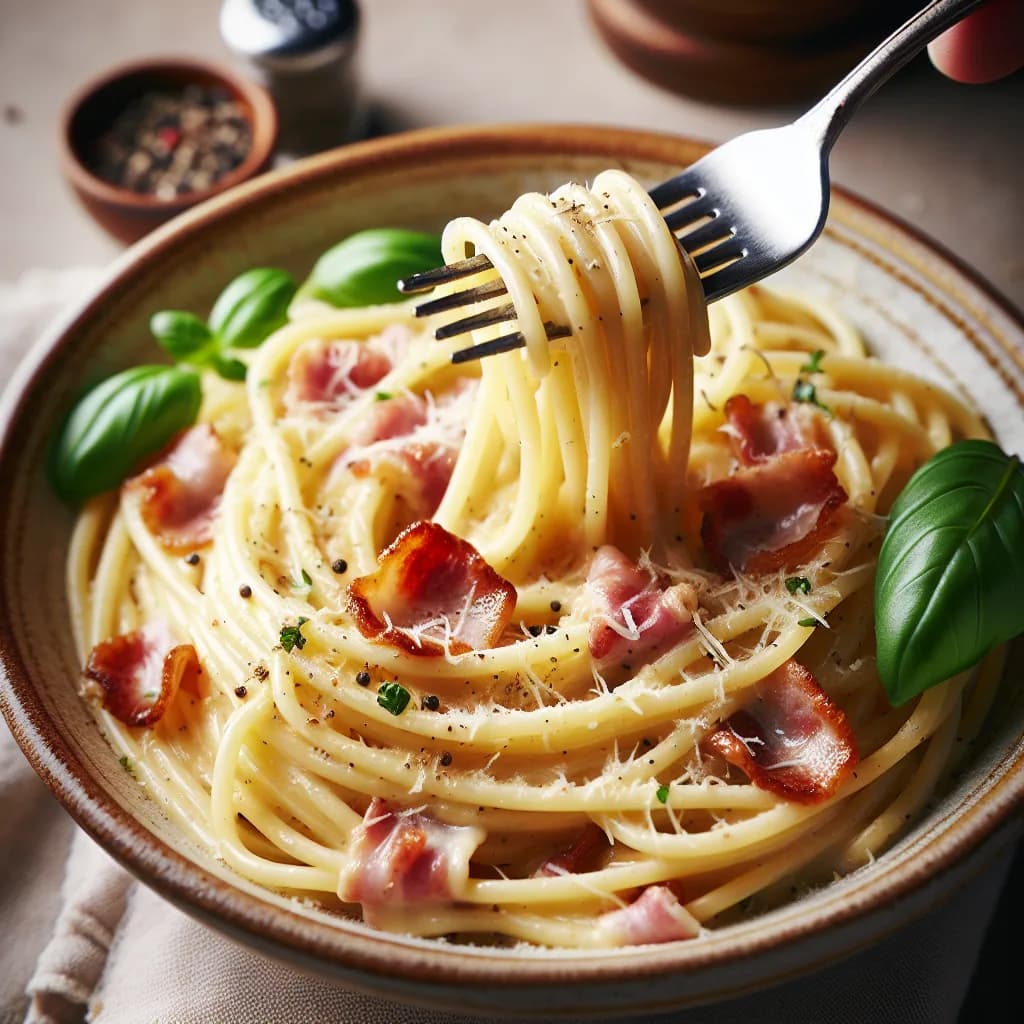 Klassische Spaghetti Carbonara