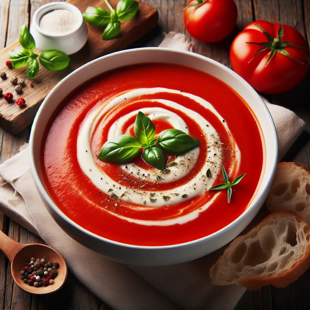 Klassische Tomatensuppe