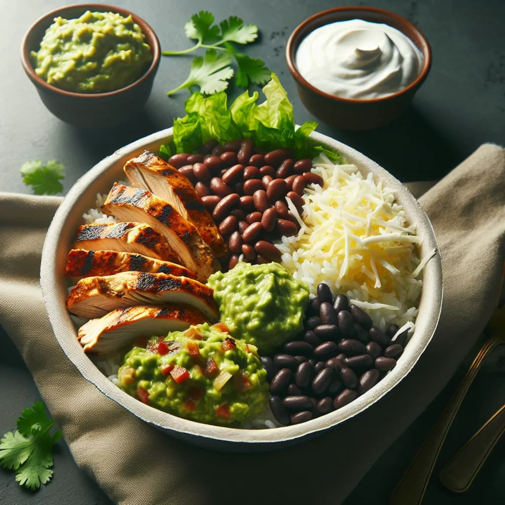 Klassischer Chipotle-Reis-Bowl