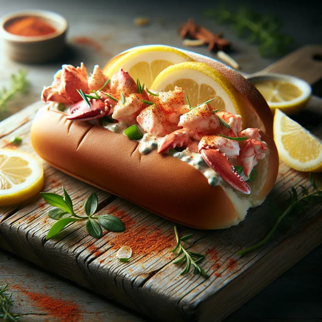 Klassischer Hummerbrötchen