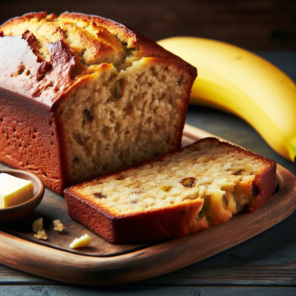 Klassisches Bananenbrot