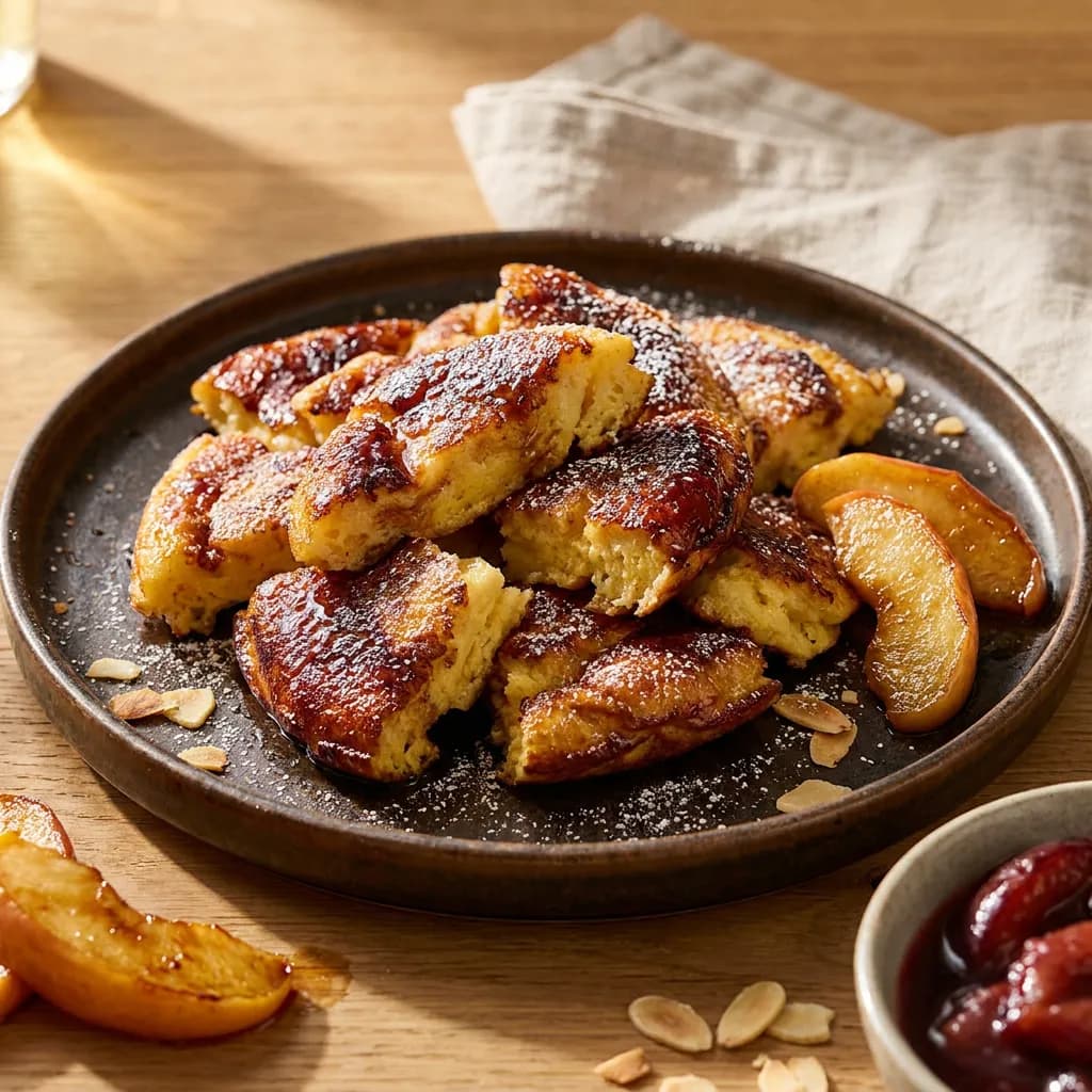 Knusprig karamellisierter Kaiserschmarrn