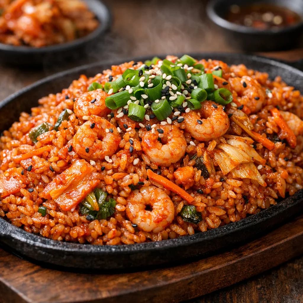 Korean Gochujang Shrimp Fried Rice