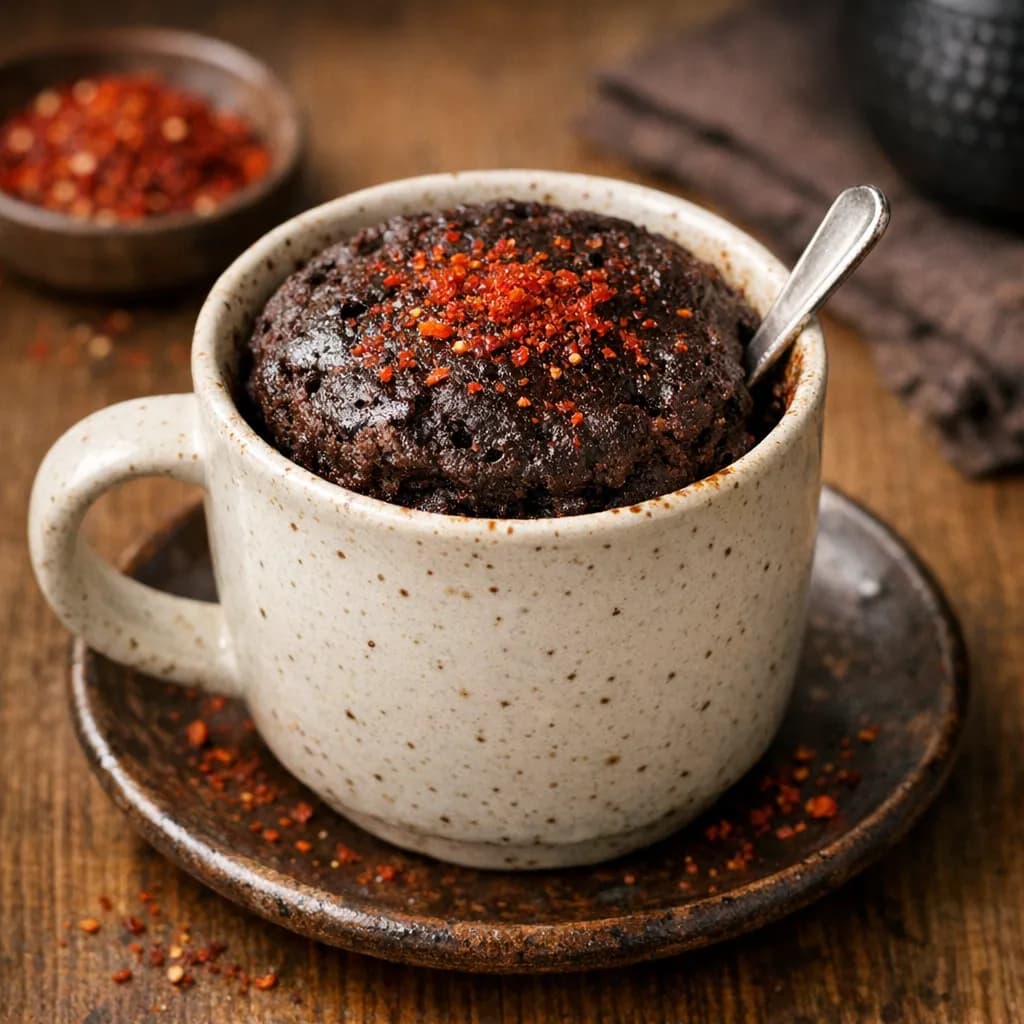 Korean Spiced Chocolate Mug Cake