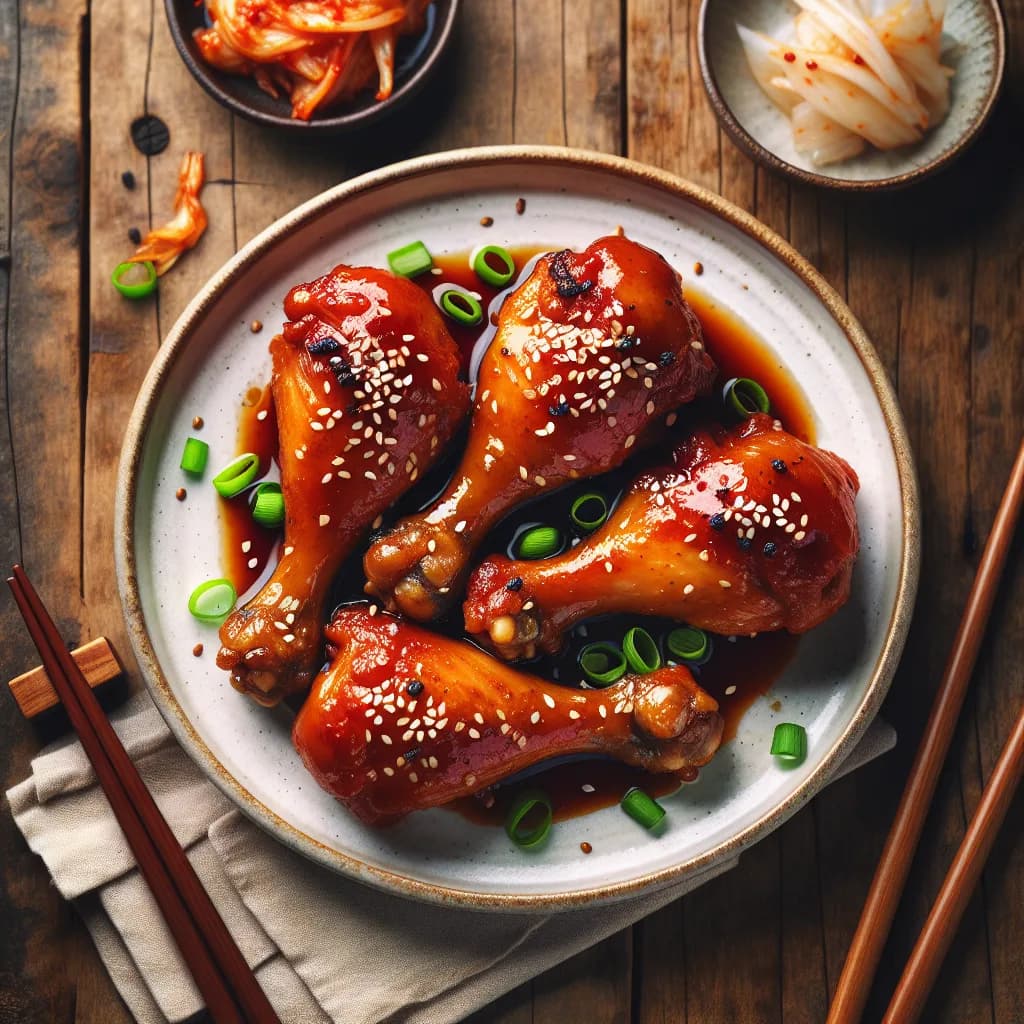 Koreanische Hühnerhaxen
