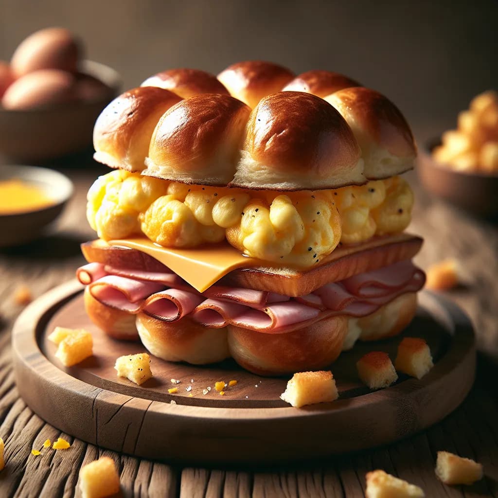 Koreanisches Eggdrop Sandwich
