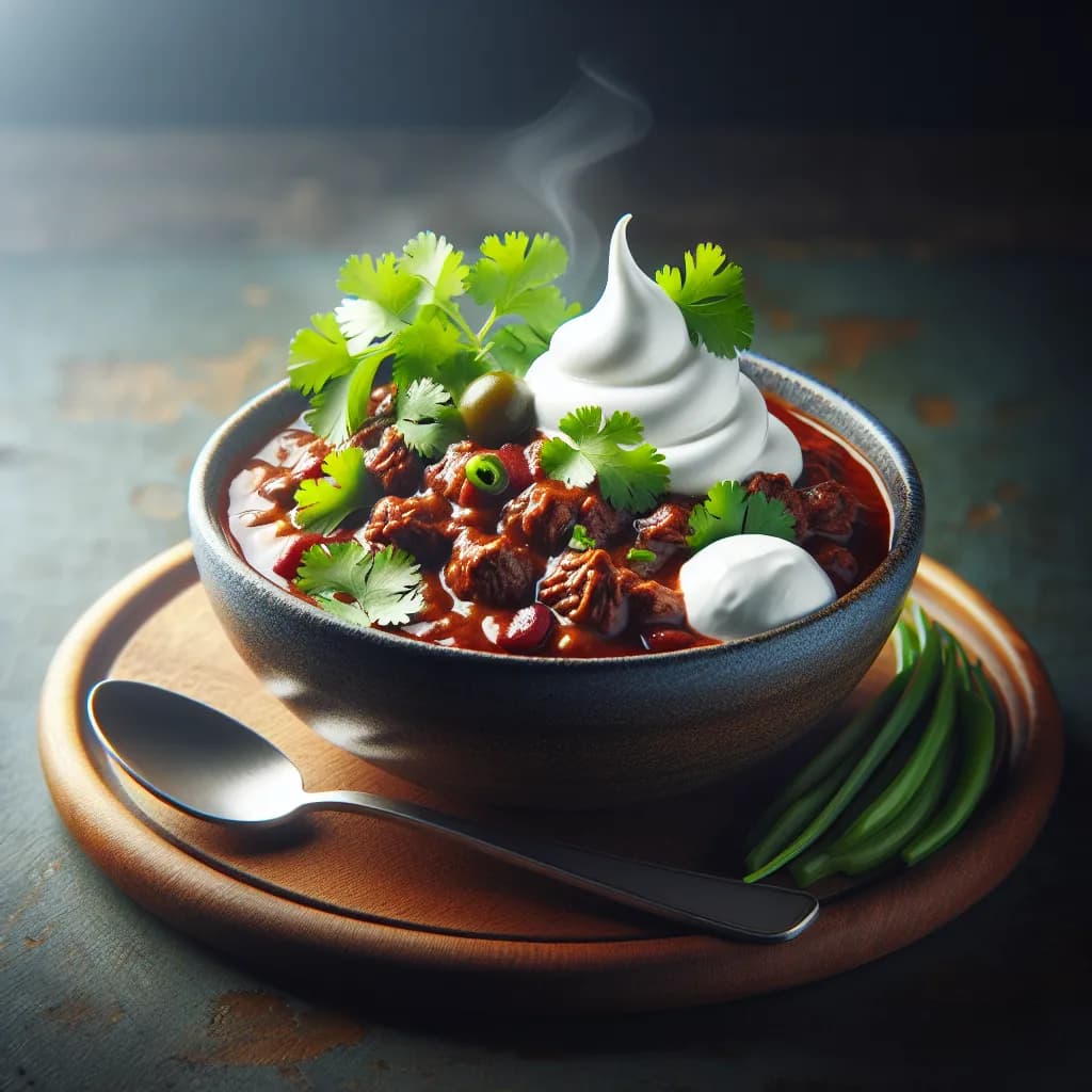 Kosher Lamb and Beef Chili