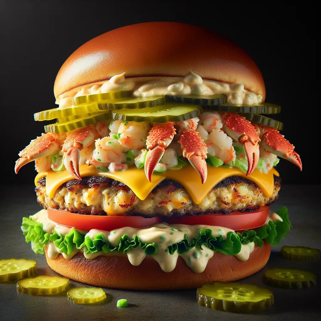 Krabby Patty with Extra Pickles