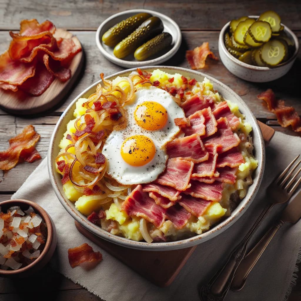 Labskaus mit Speck