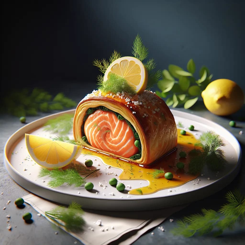 Lachs Wellington