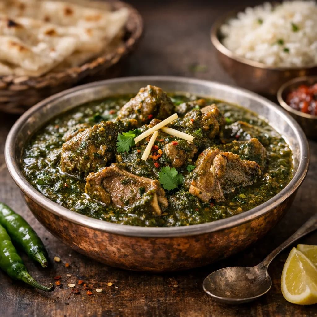 Lamb Saagwala (Lamb with Spinach)