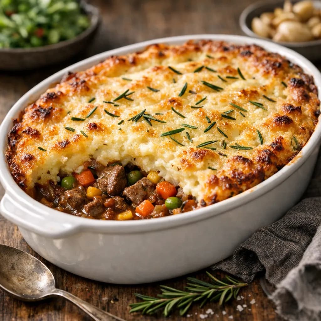 Lamb Shepherd’s Pie with Creamy Potato Topping