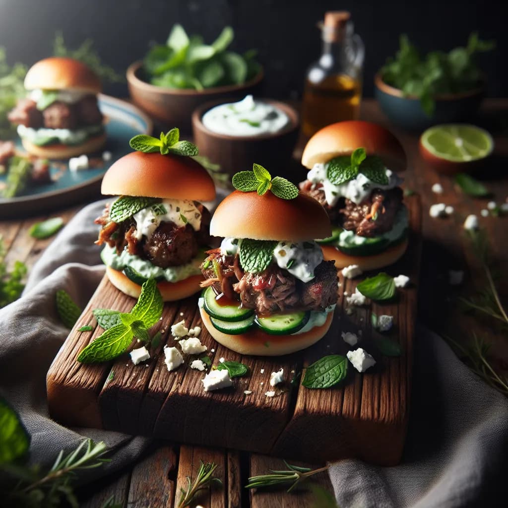 Lamb and Mint Sliders