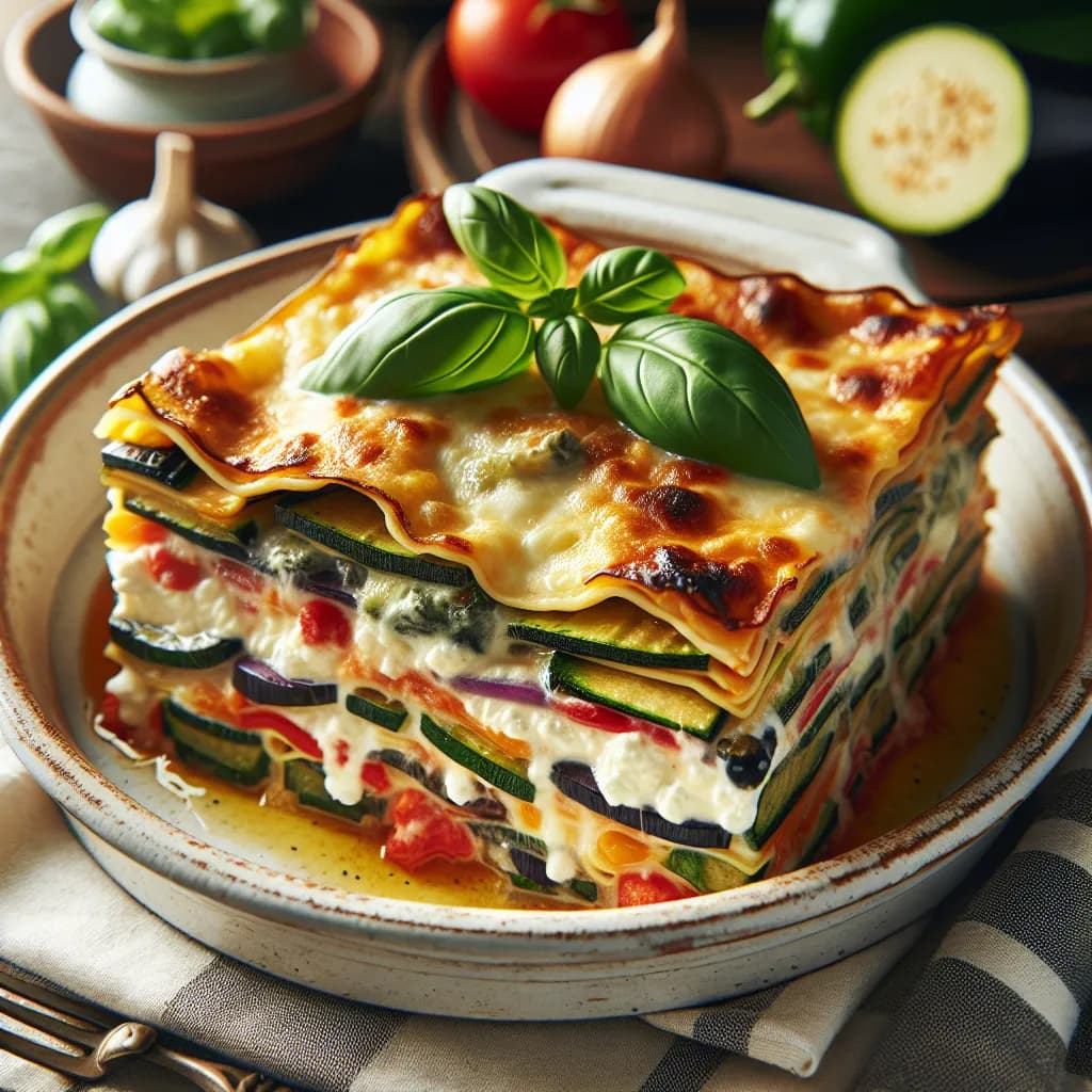 Lasagna di Verdure e Ricotta