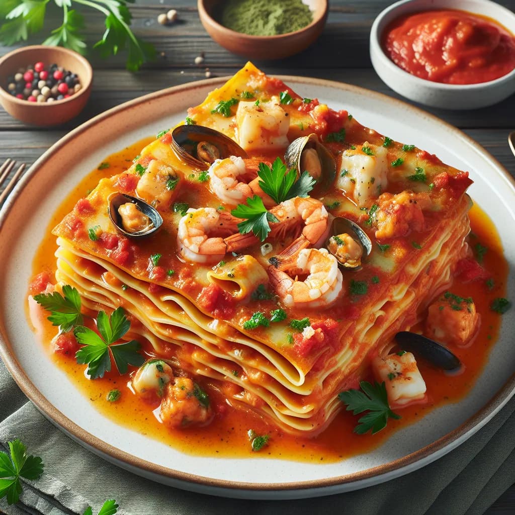 Lasagne ai Frutti di Mare