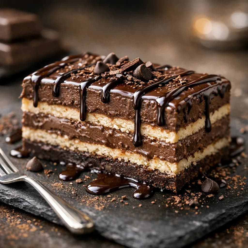 Layered Chocolate Biscuit Delight