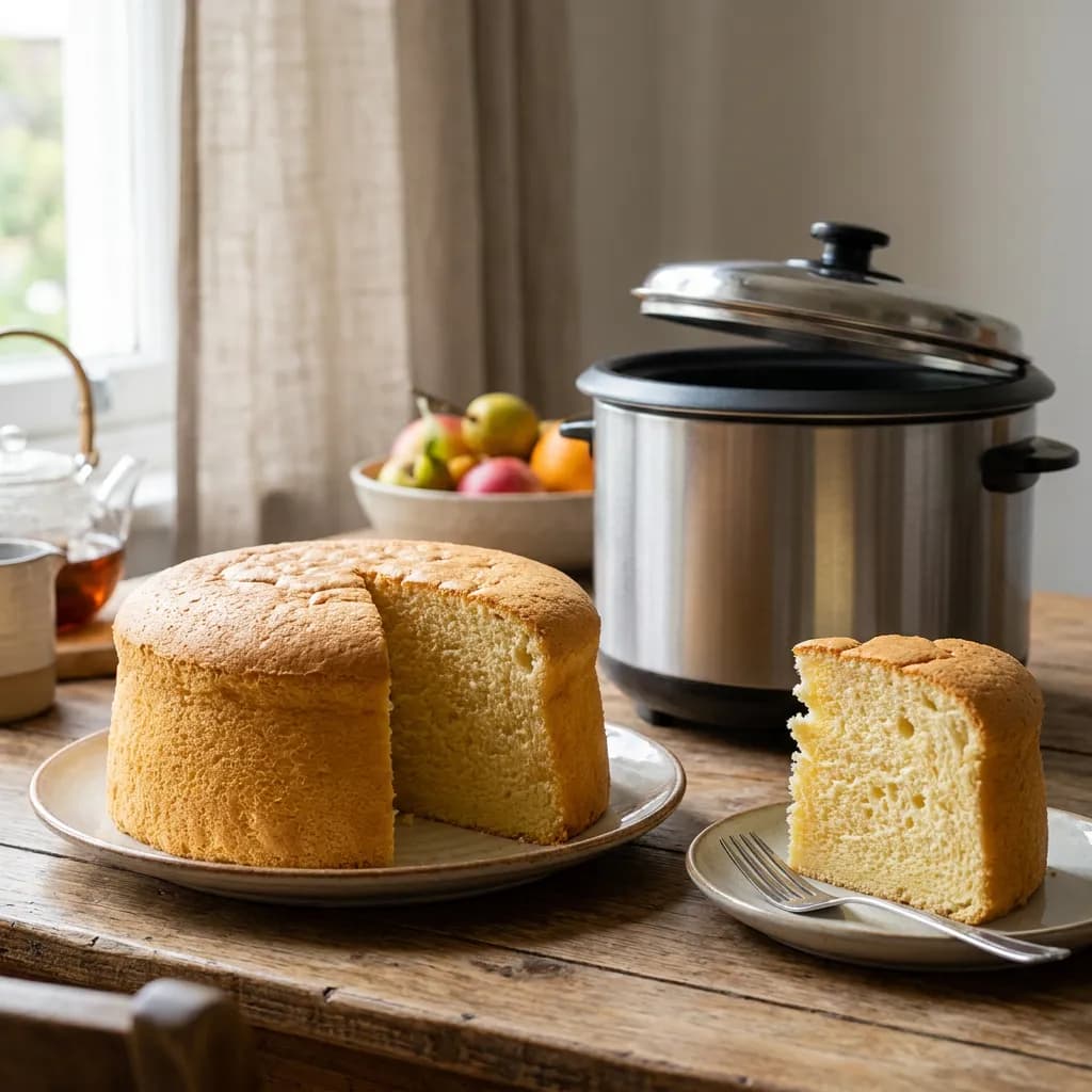 Lazy Rice Cooker Chinese Sponge Cake