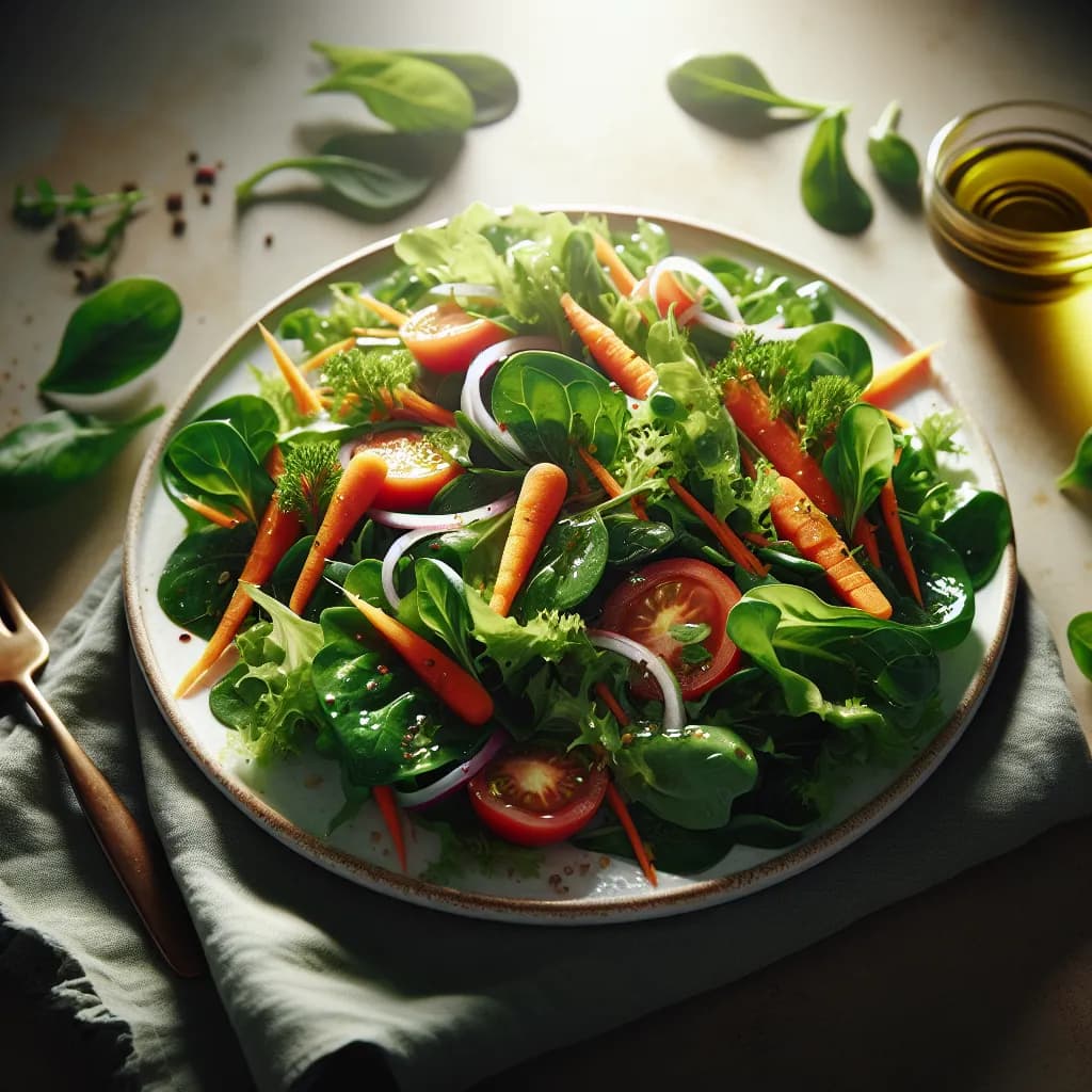 Leafy Green and Carrot Salad