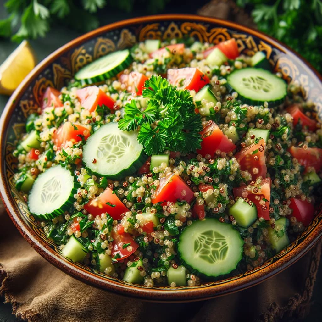Lebanese Tabbouleh with Quinoa
