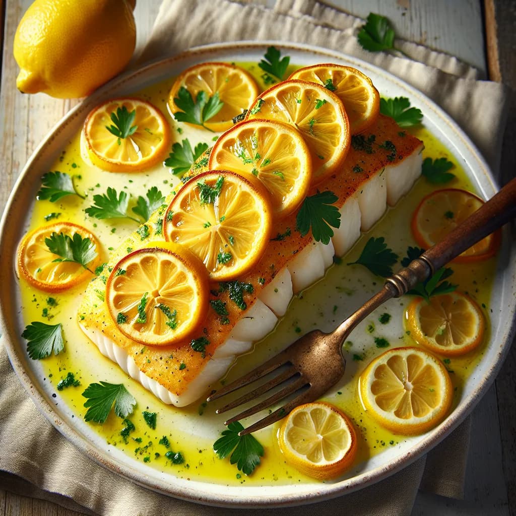Lemon Baked Cod