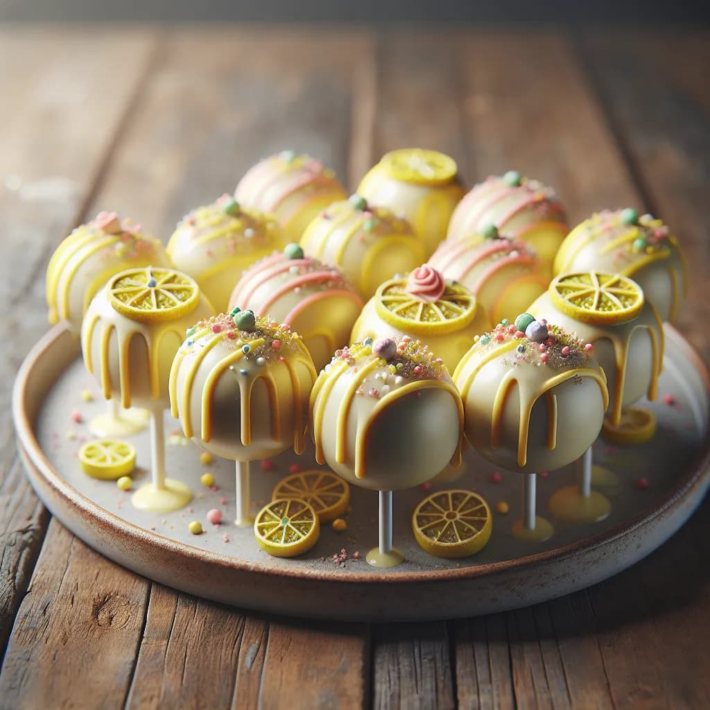 Lemon Cake Pops