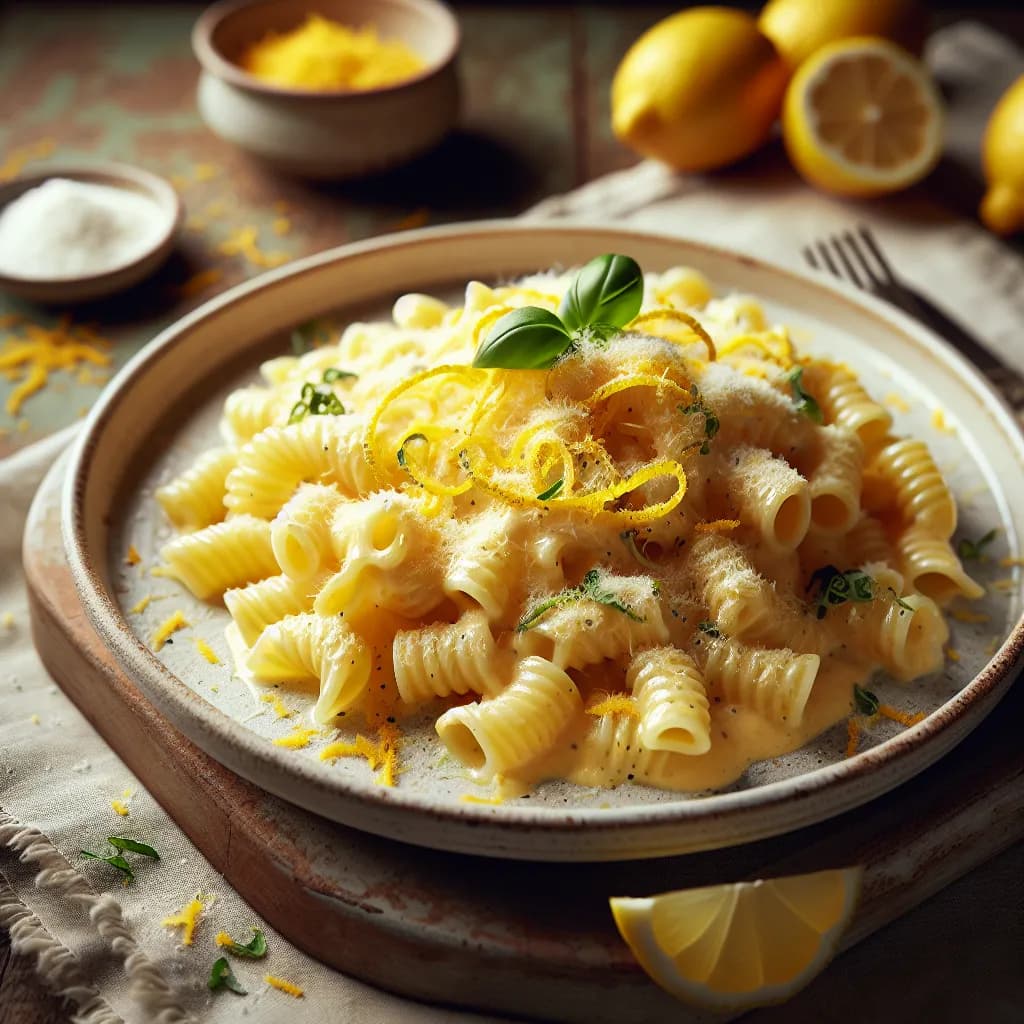 Lemon Cheese Pasta